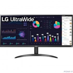 Монитор LCD LG 34&quot; 34WQ500-B UltraWide черный {IPS 2560x1080 100Hz 21:9 матовая 1000:1 400cd 178/178  FreeSync HDMI DisplayPort}