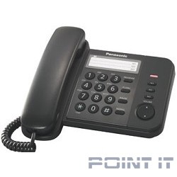 Panasonic KX-TS2352RUB (черный) {индикатор вызова,порт для доп. телеф. оборуд.,4 уровня громкости звонка}