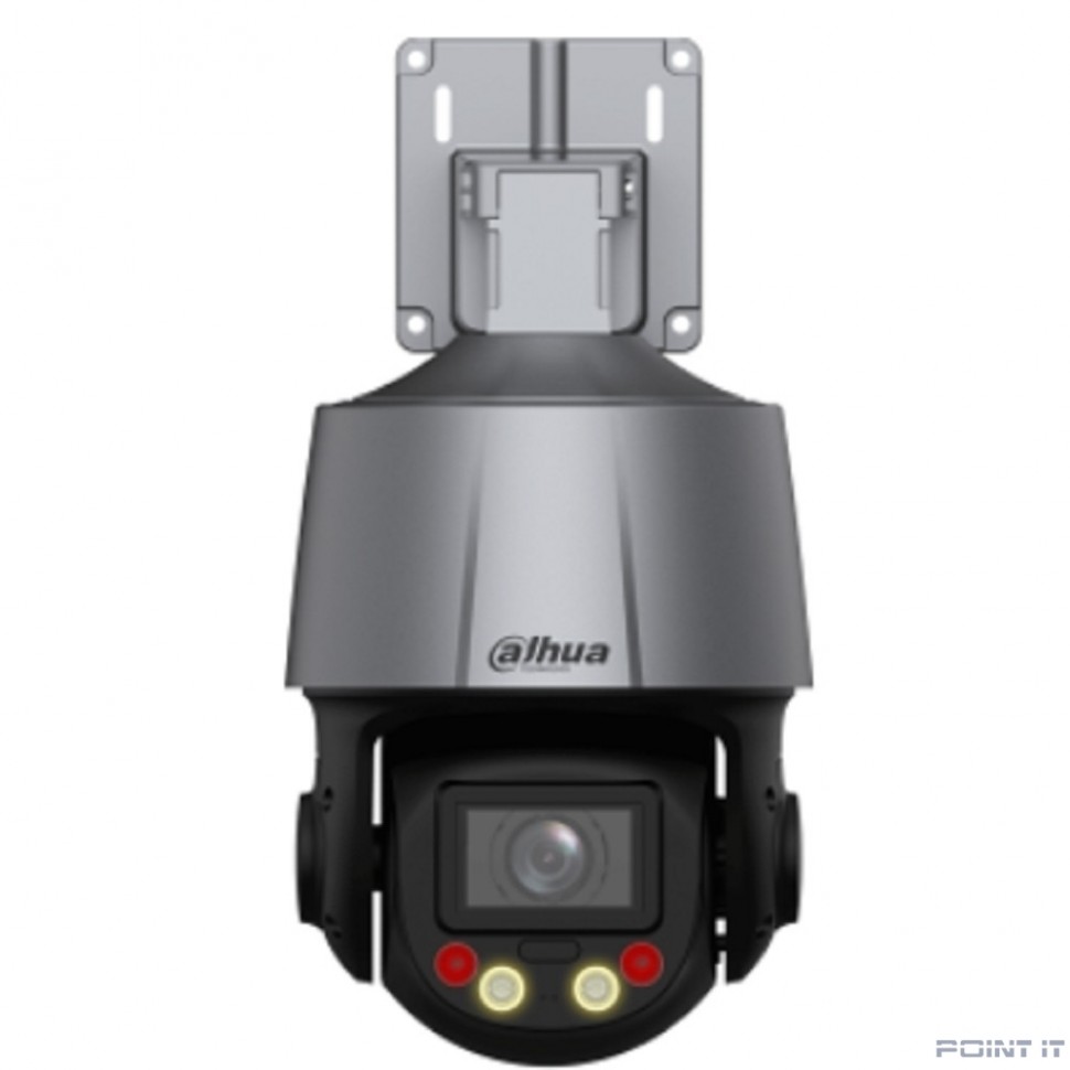 DAHUA DH-SD3C405DB-GNY-A-PV Мини-PTZ IP-видеокамера Smart Dual Light с активным сдерживанием и ИИ 4Мп, 1/2.8” CMOS, 5x моторизованный объектив 2.7~13,5мм (5x), видеоаналитика, ИК до 50, LED до 30м