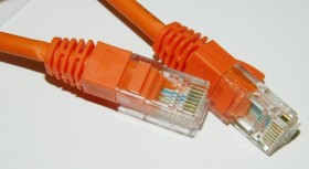Патч-корд Netko СКС UTP4 cat.5e, 1.0м, BC, LSZH, оранжевый
