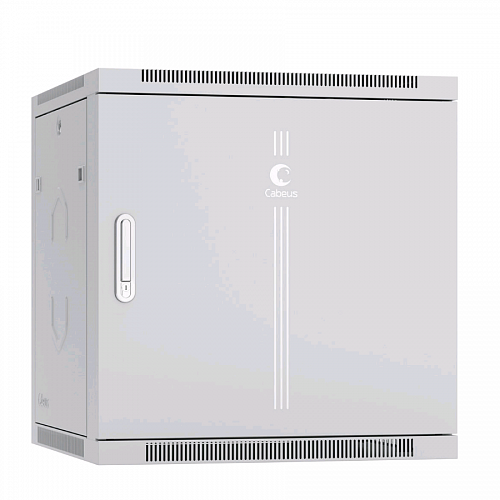 Шкаф телекоммуникационный настенный 19 12U 600x600x635mm (ШхГхВ) дверь металл