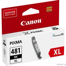Canon CLI-481XL BK 2047C001 Картридж для PIXMA TS6140/TS8140TS/TS9140/TR7540/TR8540, 2280 стр. чёрный