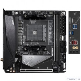 Gigabyte B550I AORUS PRO AX {Soc-AM4 AMD B550 2xDDR4 mini-ITX AC`97 8ch(7.1) 2.5Gg RAID+HDMI+DP}