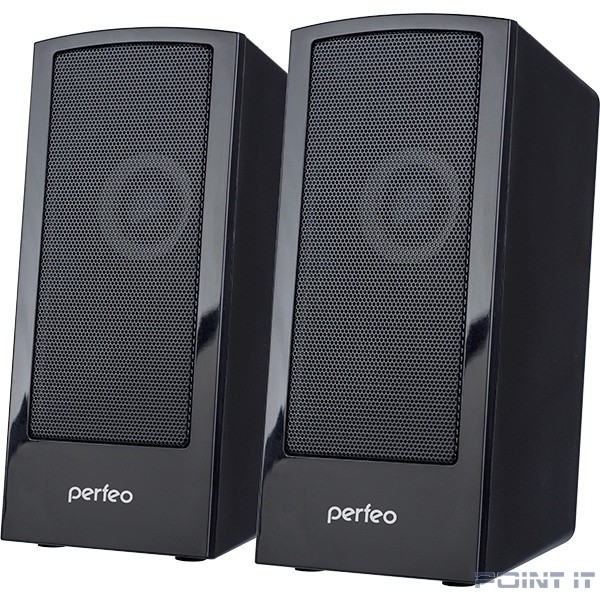 Perfeo колонки "CALIBR", 2.0, мощность 2х3 Вт, чёрн, USB