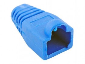Изолирующий колпачок для RJ45 синий, D-6 мм, 100шт. Netko