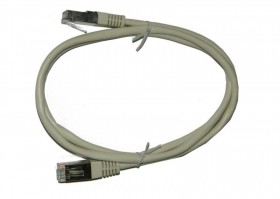 Патч-корд Technolink FTP4 cat.5е, 1.0м, BC, серый, литой коннектор
