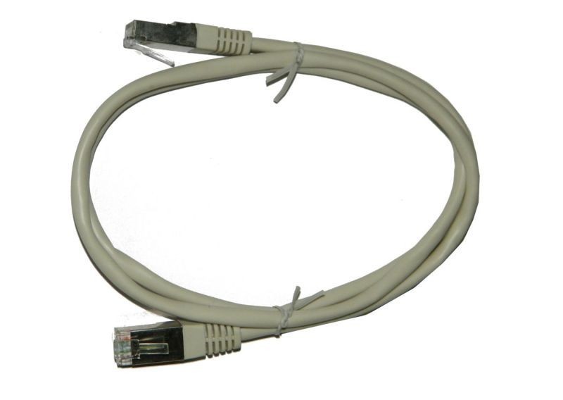 Патч-корд Technolink FTP4 cat.5е, 1.0м, BC, серый, литой коннектор