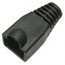 Изолирующий колпачок для RJ45 черный, D-6 мм, 100шт. Netko