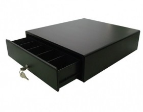 Денежный ящик АТОЛ SB-330-B черный, 330*380*90, механический