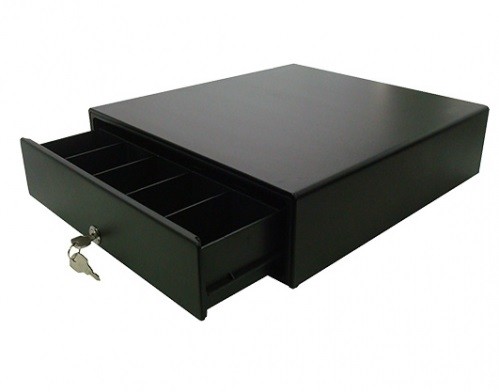 Денежный ящик АТОЛ SB-330-B черный, 330*380*90, механический