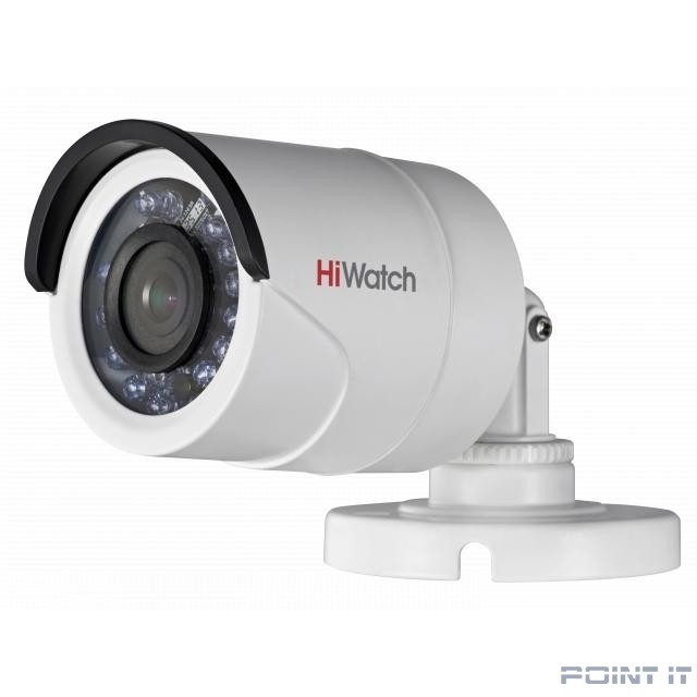 HiWatch DS-T200 (2.8 mm) Камера видеонаблюдения 2.8-2.8мм HD TVI цветная корп.:белый