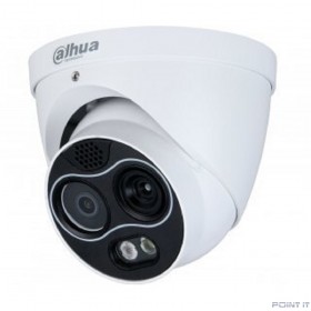 DAHUA DHI-TPC-DF1241-TB3F4-DW-S8 Двухспектральная тепловизионная IP-камера с ИИ, 1/2.7&quot; Progressive CMOS, неохлаждаемый FPA детектор 256x192, объектив 3.5мм, ИК до 30м, IP67