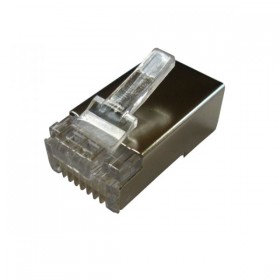 Коннектор RJ-45 (8p8c) cat.5е экранированный, 100шт в упаковке, цена за шт