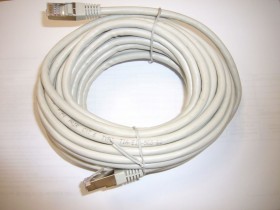 Патч-корд Technolink FTP4 cat.6, 10.0м, BC, серый, литой коннектор РАСПРОДАЖА