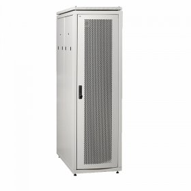  					ITK Шкаф сетевой 19 LINEA N 18U 600х600 мм стеклянная передняя дверь, задняя металлическая серый				 