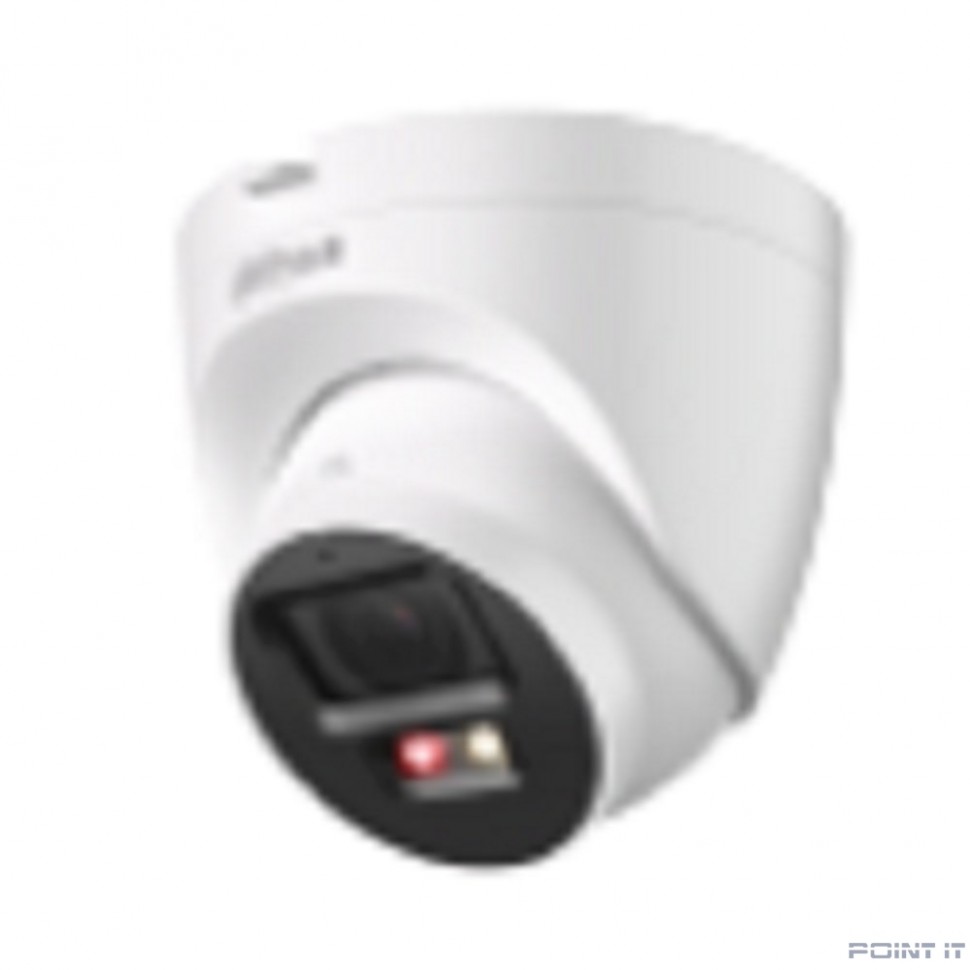 DAHUA DH-IPC-HDW2249TP-S-PV-0280B Уличная турельная IP-видеокамера Smart Dual Light с ИИ 2Мп, 1/2.8” CMOS, объектив 2.8мм, видеоаналитика, ИК до 30м, LED до 30м, IP67, корпус: металл