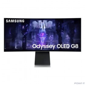 Монитор LCD Samsung 34&quot; S34DG852SI {OLED curved 3440x1440 175Hz 2xHDMI DisplayPort USB-C Smart}