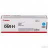 Canon Тонер-картридж CRG 069 H C, 5097C002, 5500 стр
