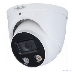 DAHUA DH-IPC-HDW3449HP-AS-PV-0280B-S5 Уличная турельная IP-видеокамера TiOC с ИИ и активным сдерживанием 4Мп, 1/2.7” CMOS, объектив 2.8мм, видеоаналитика, ИК 30м, LED 30м, IP67, корпус: металл