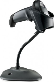 Сканер штрихкода Zebra DS2208 [USB, чёрный, с подставкой, 2D/ЕГАИС]