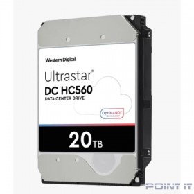 20Tb WD Ultrastar DC HC560 {SATA 6Gb/s, 7200 rpm, 512mb buffer, 3.5&quot;} [0F38752/WUH722020BLE604]