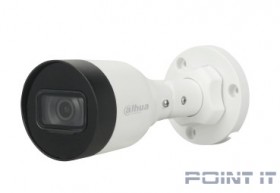 DAHUA DH-IPC-HFW1230S1P-0280B-S5 Уличная цилиндрическая IP-видеокамера 2Мп, 1/2.8” CMOS, объектив 2.8мм, ИК-подсветка до 30м, IP67, корпус: металл, пластик