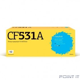 T2 CF531A Картридж для HP Color LaserJet Pro M154a/M154nw/M180n/M181fw (900 стр.) голубой, с чипом