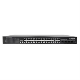 AN-SGM28P24-400 - 28-портовый гигабитный управляемый L2 коммутатор с PoE до 400Вт