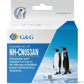 Картридж струйный G&amp;G NH-CN053AN №932XL черный (40мл) для HP Officejet 6100/6600/6700/7110/7510