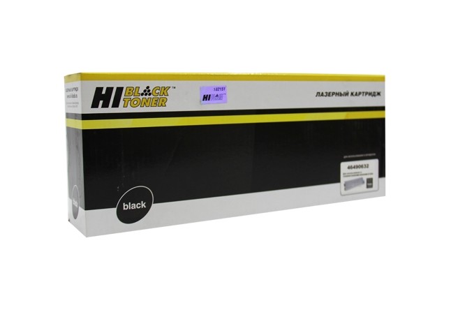 Тонер-картридж Hi-Black (HB-46490632) для OKI C532/C542/MC573/MC563, Bk, 7K
