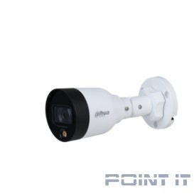 DAHUA DH-IPC-HFW1239SP-A-LED-0280B-S5 Уличная цилиндрическая IP-видеокамера Full-color 2Мп, 1/2.8” CMOS, объектив 2.8мм, LED-подсветка до 30м, IP67, корпус: металл