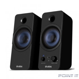 АС SVEN 431, чёрный, USB, акустическая система 2.0, мощность 2x3 Вт(RMS), Bluetooth