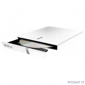  ASUS White Slim Ret. Karim Rashid Collection SDRW-08D2S-U LITE, USB, Белый 90-DQ0436-UA221KZ