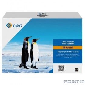 Картридж лазерный G&amp;G GG-Q7551X черный (13000стр.) для HP LJ P3005/M3027 MFP/M3027x MFP/M3035xs MFP