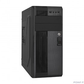 Exegate EX283225RUS Корпус Miditower ExeGate UN-605B Black, ATX, &lt;UN500, 120mm&gt;, 2*USB, Audio, замок блокировки кнопки питания