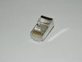 Коннектор RJ-45 Netko (8p8c) cat.6а, универсальный, экранированный, упаковка 25 шт. цена за шт