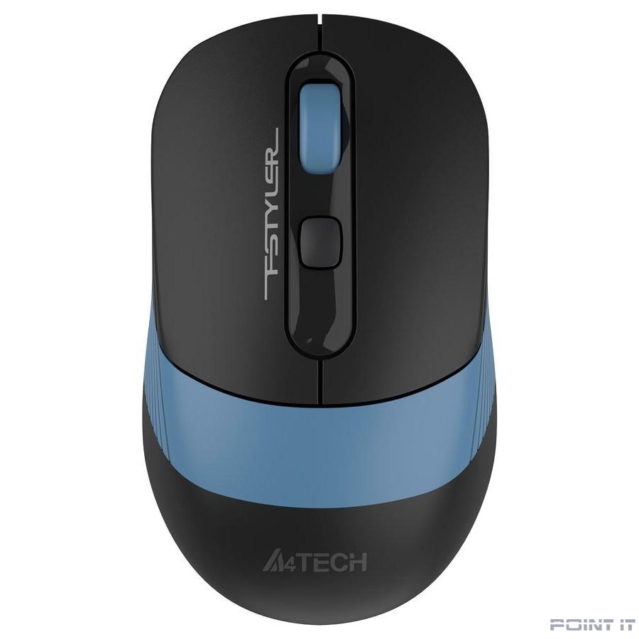 Мышь A4Tech Fstyler FB10C черный/синий оптическая (2400dpi) беспроводная BT/Radio USB (4but)