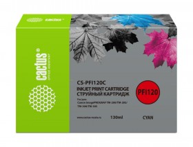Картридж BLUE 130 ML CS-PFI120C CACTUS
