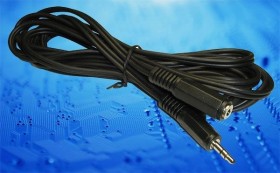 Удлинитель для наушников гнездо 3.5 мм стерео-штекер 3.5 мм стерео (3м), Netko