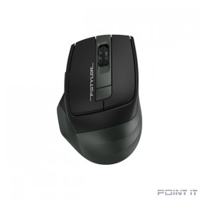 Мышь A4 Fstyler FB35 зеленый/черный оптическая (2000dpi) беспроводная BT/Radio USB (6but) {1379899}
