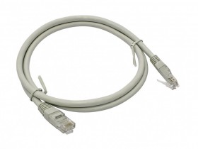 Патч-корд Netko СКС UTP4 cat.5e, 2.0м, BC, серый
