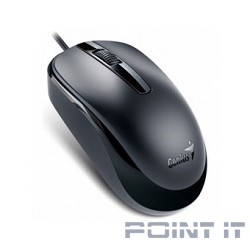 Genius DX-120 Black {мышь оптическая, 1000 dpi, 3 кнопки+колесо прокрутки, провод 1,5 м, USB} [31010105100/31010010400]