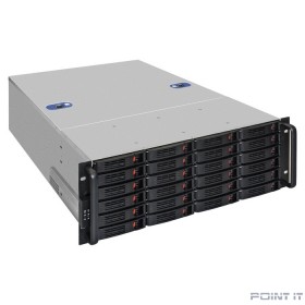 Exegate EX292424RUS Серверная платформа ExeGate Pro 4U660-HS24 &lt;RM 19&quot;, высота 4U, глубина 660, Redundant БП 2x550W, 24xHotSwap, USB&gt;