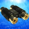 Переходник 2 гнезда RCA-2 гнезда RCA, Netko