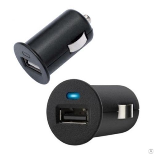 Автомобильное зарядное устройство USB, 1 порт, 5В, выходная сила тока 1А, 44*25мм, розовый, модель СС310P, блистер, Netko РАСПРОДАЖА
