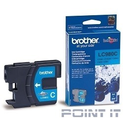 Brother LC-980C Картридж, Cyan DCP-145C/165C/195C/375CW/MFC-250C, голубой, (260стр) (LC980C)