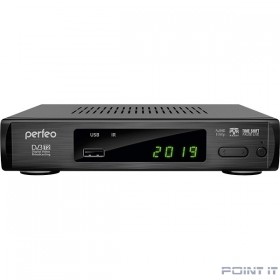 Perfeo DVB-T2/C приставка &quot;LEADER&quot; для цифр.TV, Wi-Fi, IPTV, HDMI, 2 USB, DolbyDigital, пульт ДУ [PF_A4412]