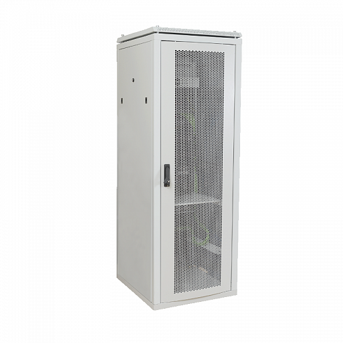 ITK Шкаф сетевой 19 LINEA N 47U 600х1000 мм с L-профилями перфорированные двери серый