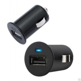Автомобильное зарядное устройство USB, 1 порт, 5В, выходная сила тока 1А, 44*25мм, черный, модель СС310B, блистер, Netko РАСПРОДАЖА