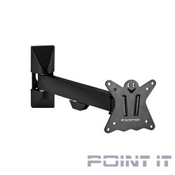 Kromax CASPER-103 black, Кр. стал. наст. для TV 10&quot;-32&quot;, max 25 кг, 4 ст св., нак. +5°-15°, пов. 180°, от ст. 57-307 мм, max VESA 100x100 мм.
